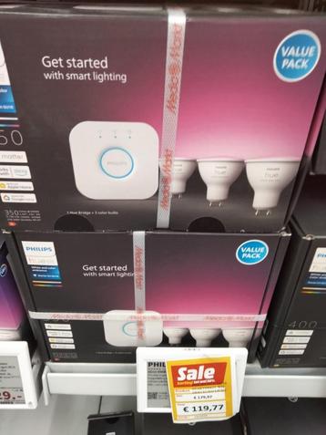 PHILIPS HUE GU10-ledlampen en Bridge - Starterkit slimme ver beschikbaar voor biedingen