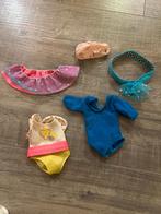 Vintage babypop mini pop kleertjes poppenkleren rokje romper, Ophalen of Verzenden, Gebruikt, Kleertjes