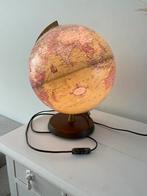 Vintage Columbus Verlag Globe Lamp - Wereldbol Lamp Antiek S, Ophalen of Verzenden