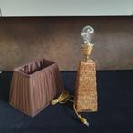 Vintage - Tafellamp - Birma riet - Myanmar - Rotan, Huis en Inrichting, Lampen | Tafellampen, Ophalen of Verzenden, Gebruikt, Overige materialen