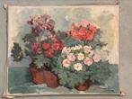 Stilleven met bloemen., Antiek en Kunst, Ophalen
