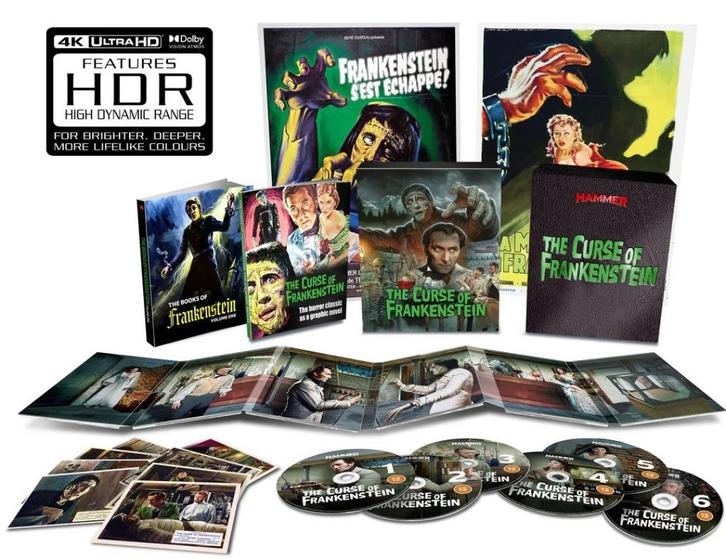 The Curse of Frankenstein Limited 4K UHD Collector's Edition, Cd's en Dvd's, Blu-ray, Nieuw in verpakking, Horror, Ophalen of Verzenden