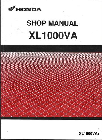 Honda XL1000 VA addendum shop manual beschikbaar voor biedingen