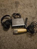 Behringer c1 microfoon met koptelefoon en box u phoria, Muziek en Instrumenten, Ophalen of Verzenden, Zo goed als nieuw