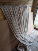 Licht doorlatend gordijn met rails, Huis en Inrichting, Stoffering | Gordijnen en Lamellen, Ophalen, Gebruikt, 200 cm of meer