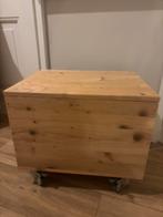 Speelgoedkist met wielen, Huis en Inrichting, Woonaccessoires | Kisten, Ophalen, Zo goed als nieuw, 50 tot 100 cm, Minder dan 50 cm