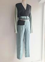 nieuwe turquoise broek Ann Demeulemeester linnen maat 38/ 40, Kleding | Dames, Maat 38/40 (M), Blauw, Nieuw, Ophalen of Verzenden