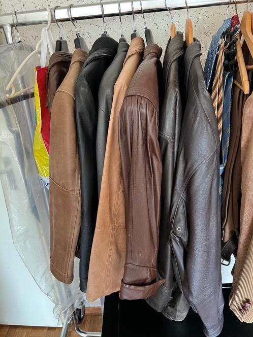 Lederen H.en Dames jassen 7 x ook Proff ophang rek, Kleding | Heren, Jassen | Winter, Nieuw, Zwart, Ophalen of Verzenden