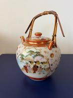 Theepot Porselein Japans Kutani, Antiek en Kunst, Ophalen of Verzenden