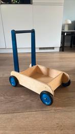 Houten loopwagen, Kinderen en Baby's, Speelgoed | Houten speelgoed, Ophalen, Zo goed als nieuw, Duw- of Trekspeelgoed