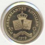 Nederlandse Antillen 50 gulden 1979 goud Juliana, Goud, Ophalen of Verzenden