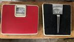 Vintage Personenweegschalen - Set van 2, Witgoed en Apparatuur, Weegschalen, Ophalen, Gebruikt, 100 kg of meer, Personenweegschaal