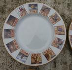 4 Aap Noot Mies Tarvo Ontbijtborden + de Brood trommel, Huis en Inrichting, Nieuw, Ophalen of Verzenden, Glas, Bord(en)