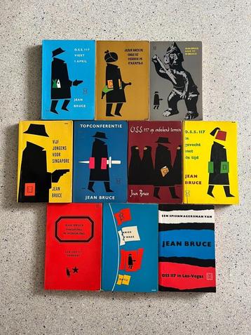 10 deeltjes Jean Bruce - OSS 117 omslag Dick Bruna beschikbaar voor biedingen
