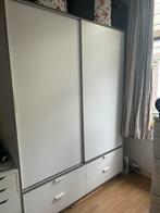 Ikea kast Trysil met schuifdeuren en lades, Huis en Inrichting, Ophalen, Kunststof, 100 tot 150 cm, 200 cm of meer
