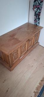 Prachtige Houten Dekenkist, Ophalen of Verzenden, Gebruikt