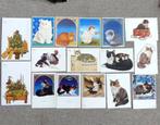 Franciens katten ansichtkaarten 16x kattenkaarten kat poes, Verzamelen, Ophalen of Verzenden, 1980 tot heden, Ongelopen, Hond of Kat