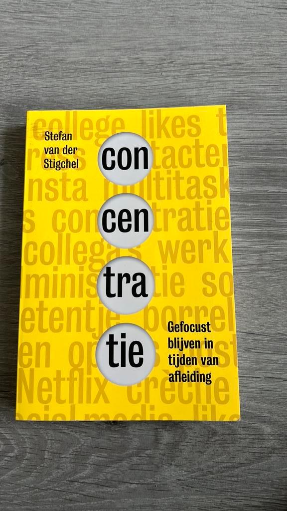 Stefan van Der Stigchel - Concentratie, Boeken, Psychologie, Zo goed als nieuw, Ophalen of Verzenden