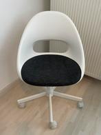 Desk chair + seat mat, Ophalen of Verzenden, Zo goed als nieuw, Wit