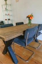 Tafel steigerhout 180x70, Huis en Inrichting, Tafels | Eettafels, Ophalen, Zo goed als nieuw