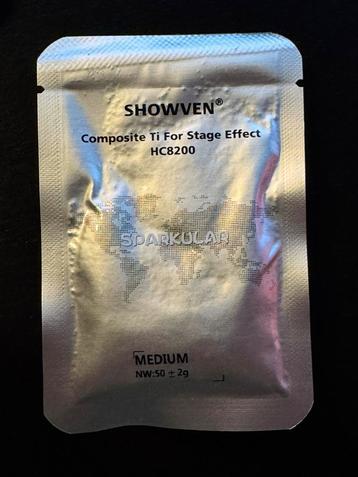 Showven sparkular poeder/powder/granulate medium beschikbaar voor biedingen