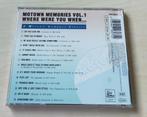 Motown Memories Vol 1 CD 1988 Miracles Supremes, Cd's en Dvd's, Cd's | R&B en Soul, 1960 tot 1980, Gebruikt, Ophalen of Verzenden