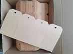 1000 labels kraftpapier karton nieuw ongebruikt, Ophalen of Verzenden, Nieuw