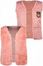 Like Flo fake fur en suèdelook reversible gilet roze 6/116, Meisje, Trui of Vest, Ophalen of Verzenden, Zo goed als nieuw