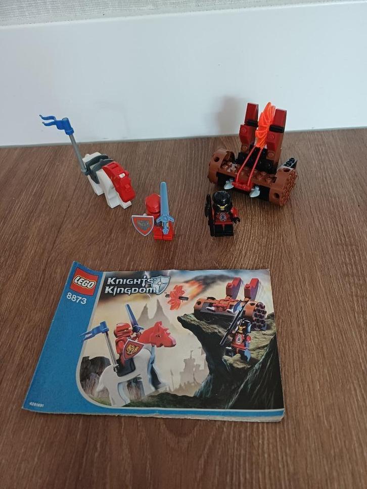 8873 Knights Kingdom Fireball Catapult, Kinderen en Baby's, Speelgoed | Duplo en Lego, Zo goed als nieuw, Lego, Complete set, Ophalen