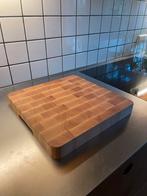 Houten Snijplank/Hakblok 35x35x4cm, Huis en Inrichting, Ophalen of Verzenden, Nieuw