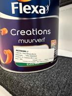 2x Flexa Creations Muurverf 2,5L - 100% Rabarber, Doe-het-zelf en Verbouw, Verf, Beits en Lak, Ophalen, 5 tot 10 liter, Nieuw