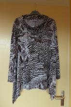 Nieuw punttuniek van Ulla Popken in animalprint maat 50 52, Bruin, Blouse of Tuniek, Nieuw, Ulla Popken