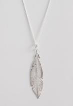 CANYON Ketting met Blad Leaf hanger sterlingzilver boho, Sieraden, Tassen en Uiterlijk, Verstelbaar, Nieuw, Ophalen of Verzenden