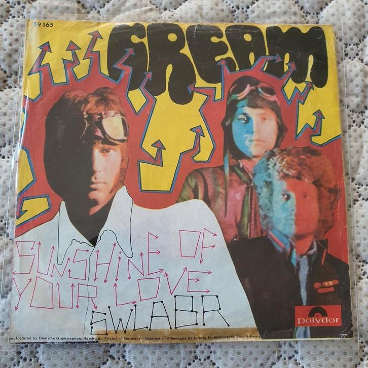Cream - Sunshine of your love, Cd's en Dvd's, Vinyl Singles, Gebruikt, Pop, Ophalen of Verzenden