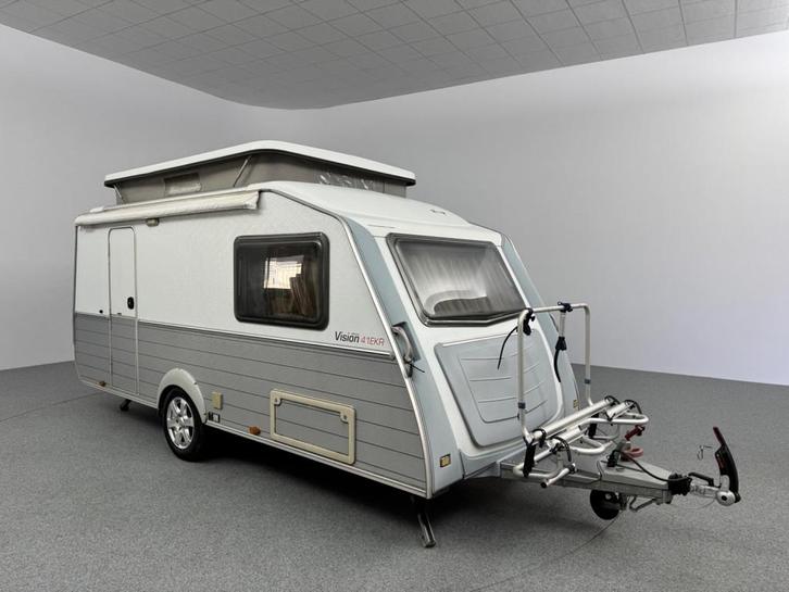 Kip Vision Special 41 EKR Voortent Mover Enkele bedden, Caravans en Kamperen, Caravans, Bedrijf, tot en met 2, Rondzit, Kip, 2 aparte bedden