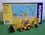 Komatsu WB140 backhoe loader First Gear 1/50 MIB, Ophalen of Verzenden, Zo goed als nieuw, Overige typen, Overige merken