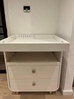 White changing table with drawers, Kinderen en Baby's, 75 tot 100 cm, 90 tot 105 cm, 50 tot 70 cm, Zo goed als nieuw