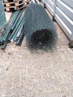 Afrastering draad en palen, Tuin en Terras, Gaas en Draad, Ophalen, Gebruikt, 20 meter of meer, Overige typen