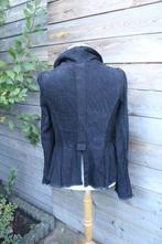 Jasje zwart rib Free People mt S Vaste prijs AANBIEDING, Zwart, Zo goed als nieuw, Jasje, Maat 36 (S)