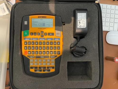 Dymo Rhino labelprinter, Computers en Software, Labelprinters, Zo goed als nieuw, Qwerty, Tape-label, Ophalen of Verzenden