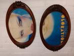 2 ovale antieke fotolijsten, Ophalen