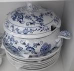 zwiebelmuster 6 soep, 6 ontbijtborden, met soepterrine, Ophalen of Verzenden, Zo goed als nieuw, Bord(en), Overige stijlen