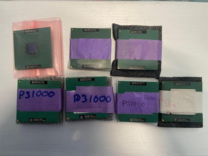 Pentium 3 cpu 1000mhz 7 stuks, Computers en Software, Vintage Computers, Ophalen of Verzenden