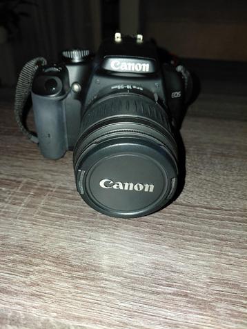Canon EOS 1000D spiegelreflex camera + Cannon EF-s 18-55 beschikbaar voor biedingen