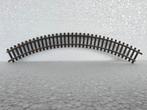 35x Fleischmann 6020 Gebogen rail, 60. R=250 mm., Gebruikt, Gelijkstroom, Fleischmann, Rails