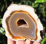 Bijzondere Agaatgeode edelsteen verzameling natuursteen, Ophalen of Verzenden