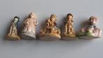 jaren60 set 5 porselein miniatuur beeldje WADE made england, Wade porselein keramiek beeldjes miniaturen verzamelen, Verzenden