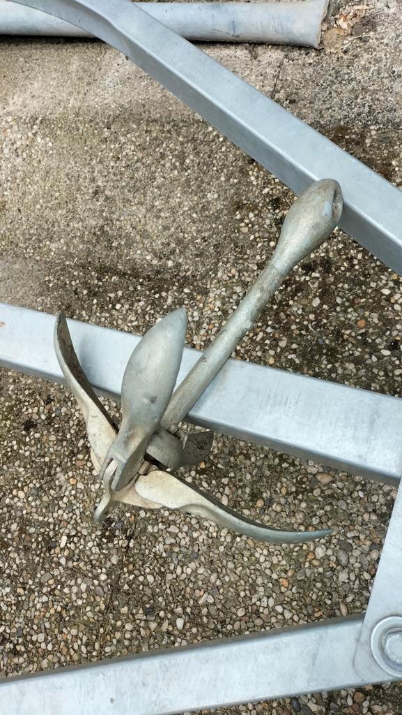 Paraplu anker, Watersport en Boten, Bootonderdelen, Ankeren en Afmeren, Zeilboot of Motorboot, Ophalen