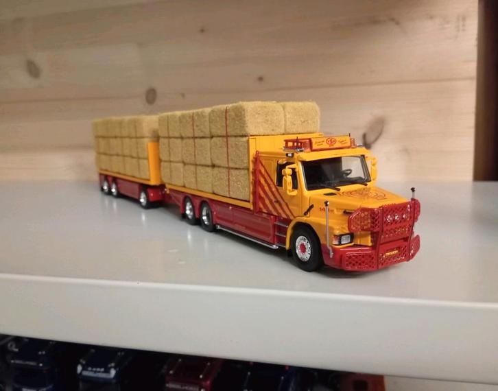 Scania T143 VSB Groep combinatie Tekno, Hobby en Vrije tijd, Modelauto's | 1:50, Nieuw, Bus of Vrachtwagen, Tekno, Ophalen of Verzenden