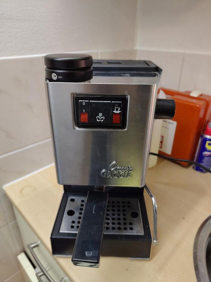 Gaggia Classic upgrade., Witgoed en Apparatuur, Koffiezetapparaten, Gebruikt, Gemalen koffie, Espresso apparaat, 10 kopjes of meer